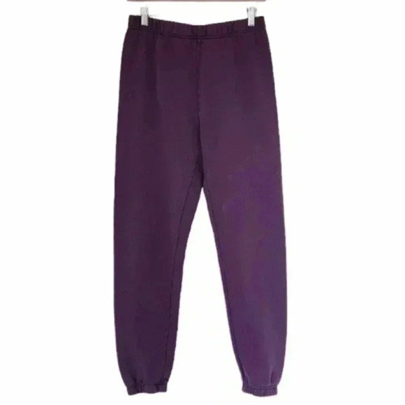 Aritizia TNA Cozy Fleece Perfect  Hi-Rise Sweatpant CozyAF Purple Women's size S - Picture 2 of 11